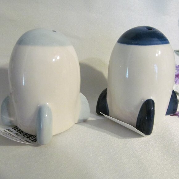 Cracker Barrel Salt and Pepper Shakers ~ Rocket Ships Spaceships ~ NWT - Picture 6 of 8